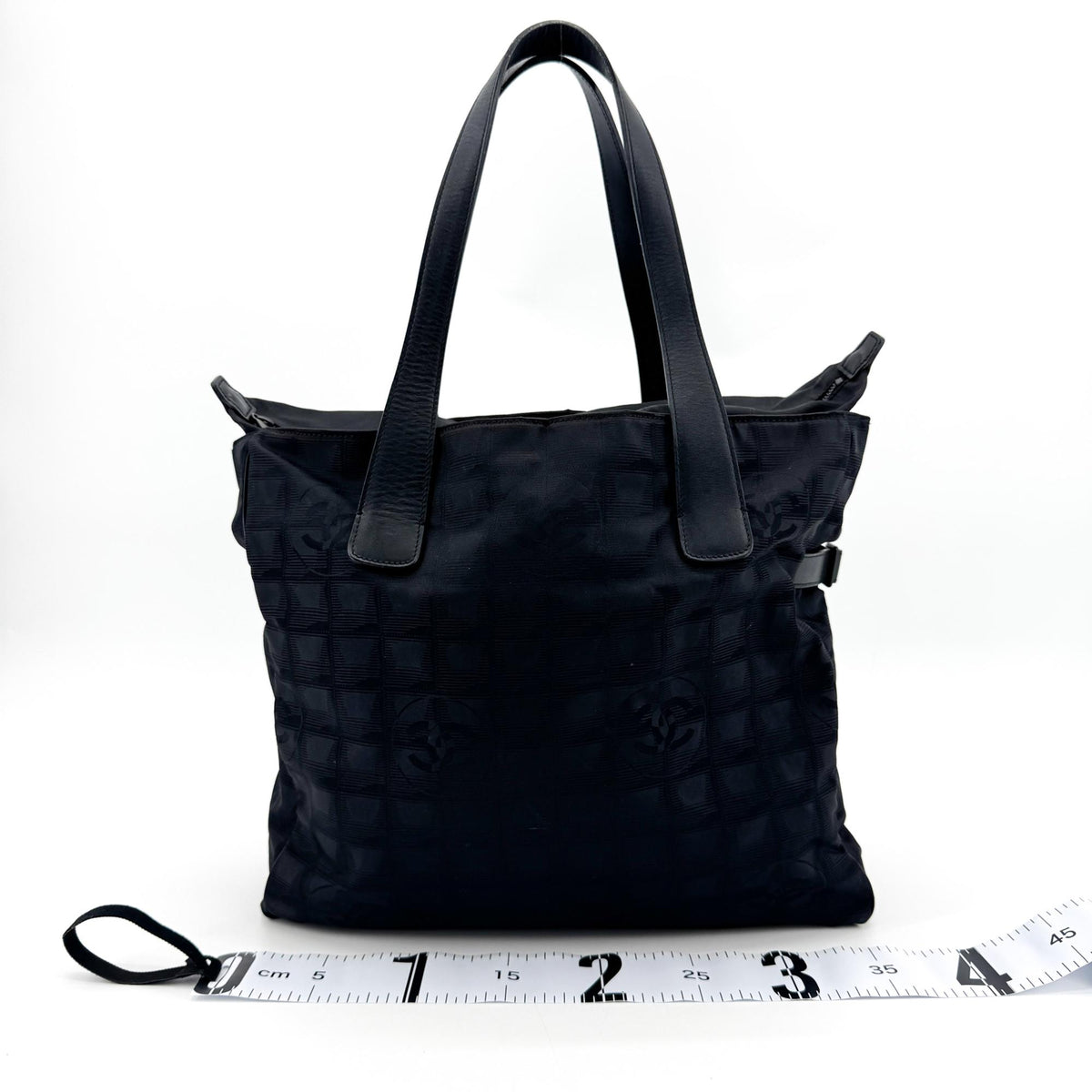 Chanel Travel Line Nylon, Black, Nylon, Tote Bag