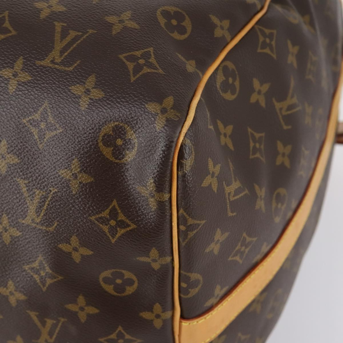 Louis Vuitton Keepall Bandouliere Bag Monogram Canvas, BROWN, CANVAS, Travel bag