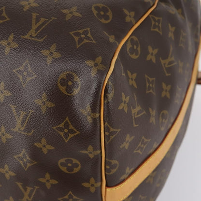 Louis Vuitton Keepall Bandouliere Bag Monogram Canvas, BROWN, CANVAS, Travel bag