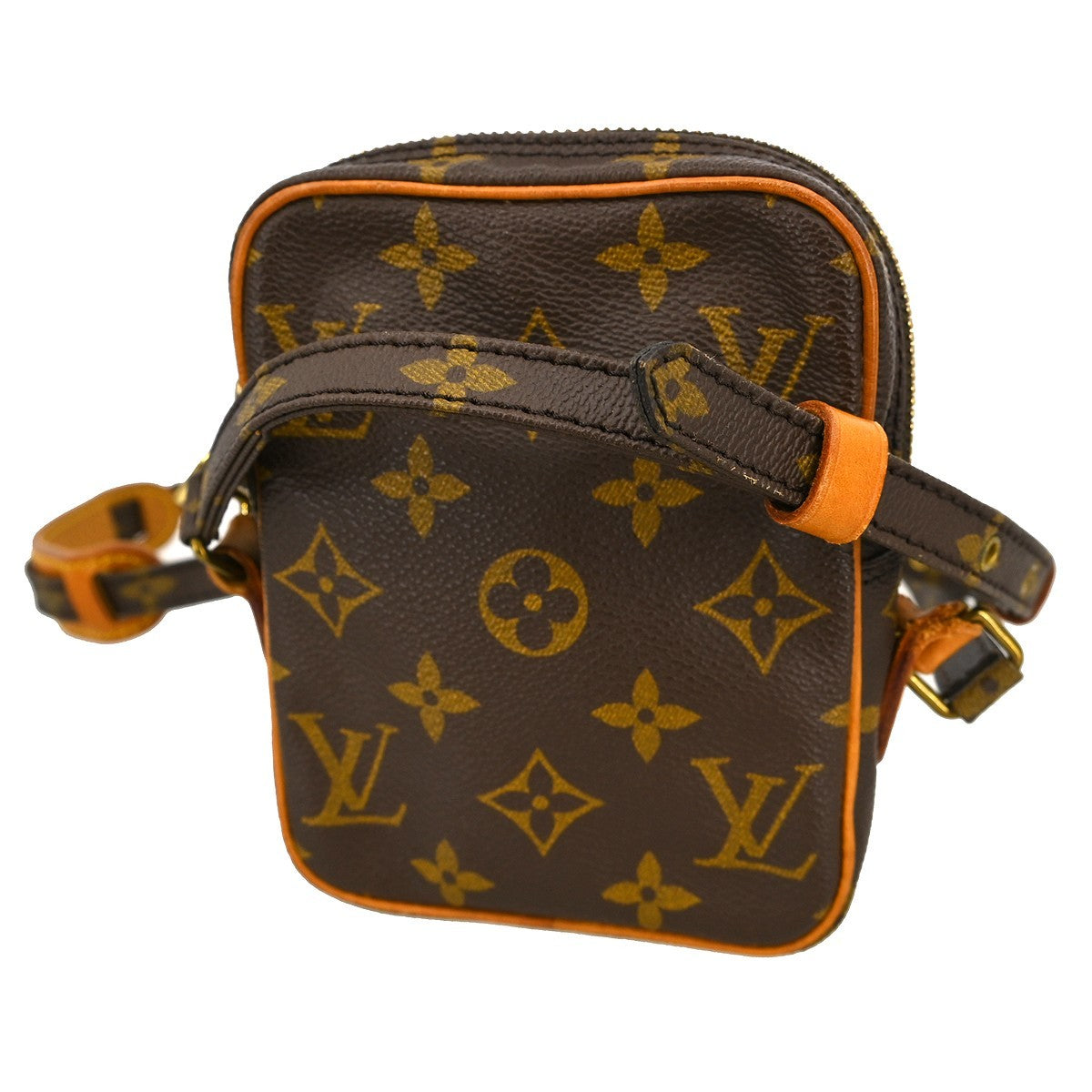 Louis Vuitton Danube Monogram, Brown, Canvas, Shoulder Bag