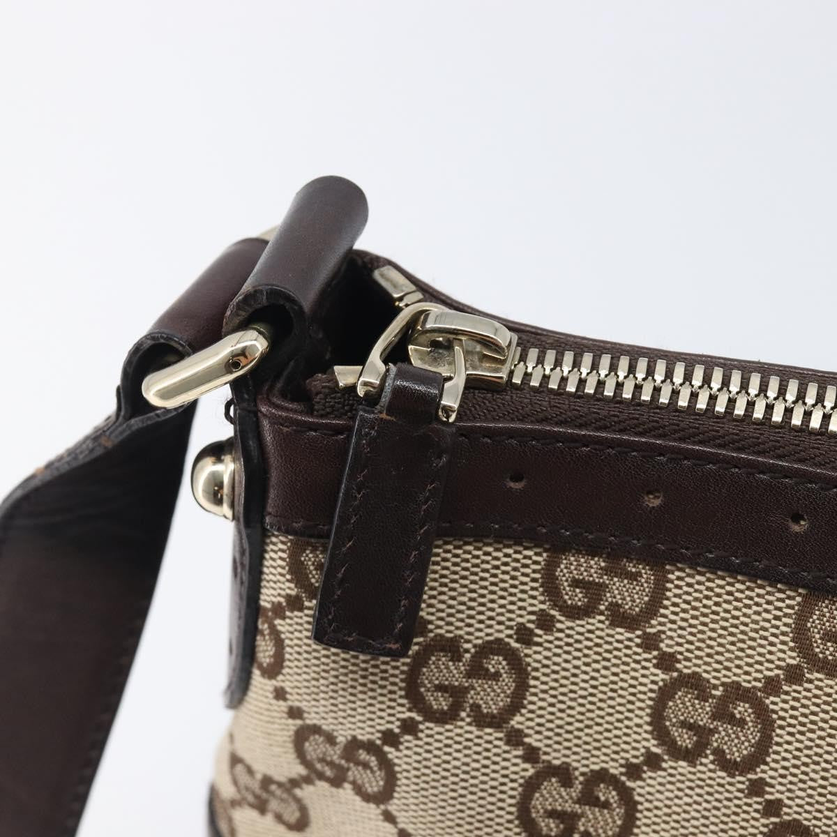 Gucci Reins Web Canvas, Beige, Canvas, Shoulder Bag