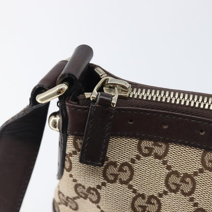 Gucci Reins Web Canvas, Beige, Canvas, Shoulder Bag