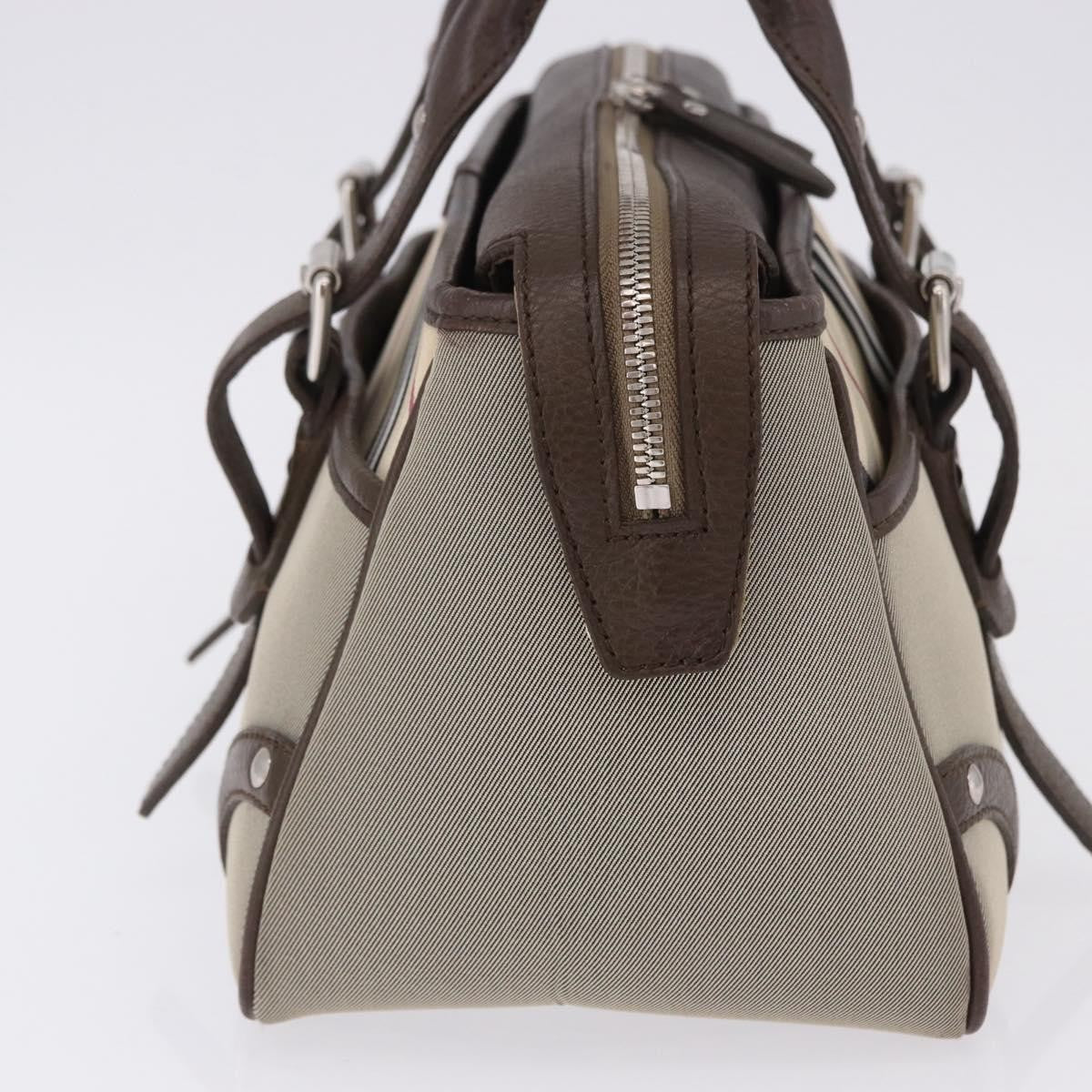 Burberry Nova Check Canvas, Brown, Canvas, Handbag