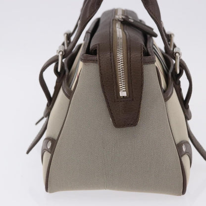 Burberry Nova Check Canvas, Brown, Canvas, Handbag