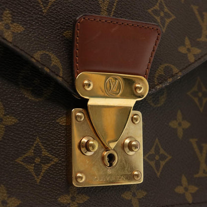 Louis Vuitton Monceau Handbag Monogram Canvas, BROWN, CANVAS, Handbag