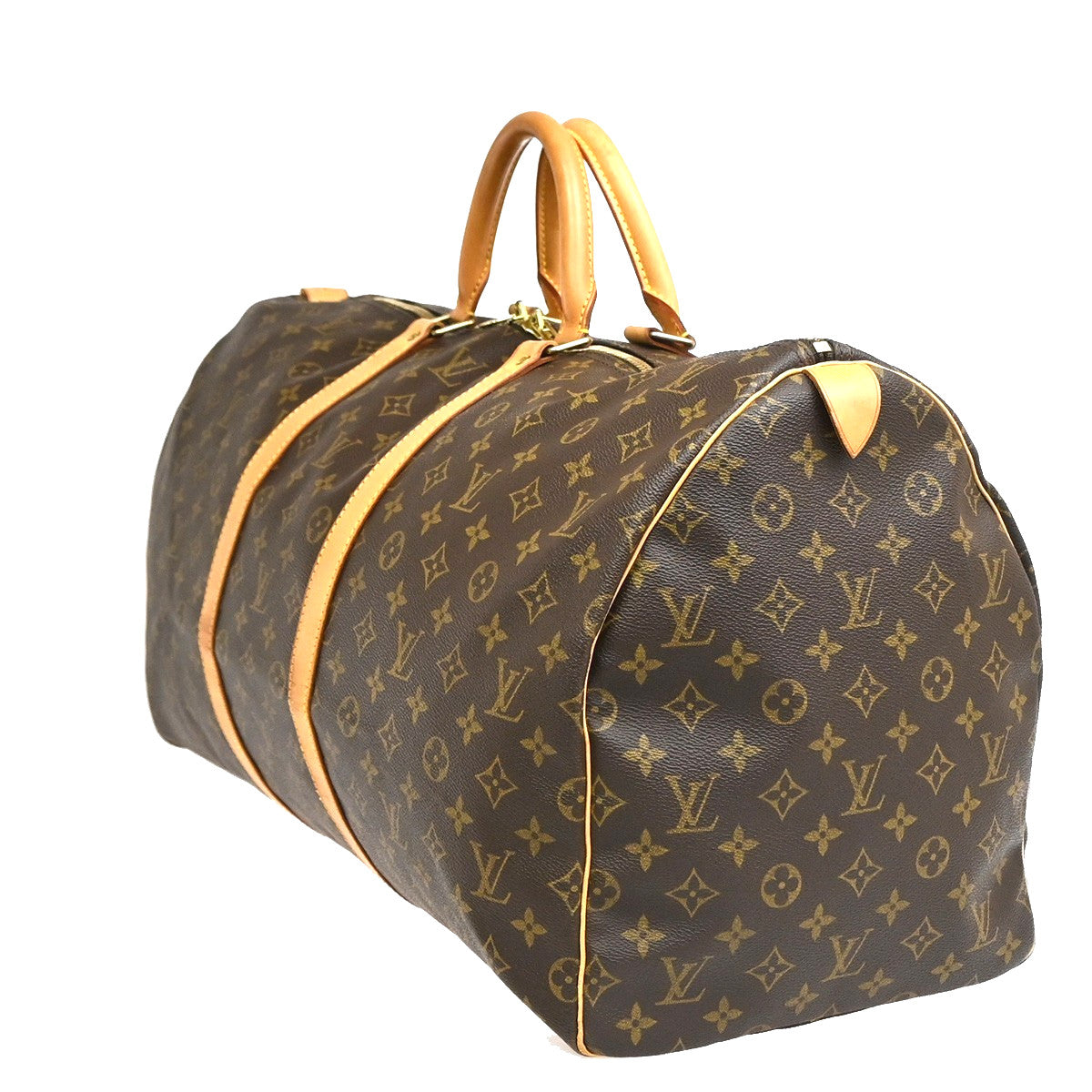 Louis Vuitton Keepall Monogram Canvas, Brown, Canvas, Travel Bag