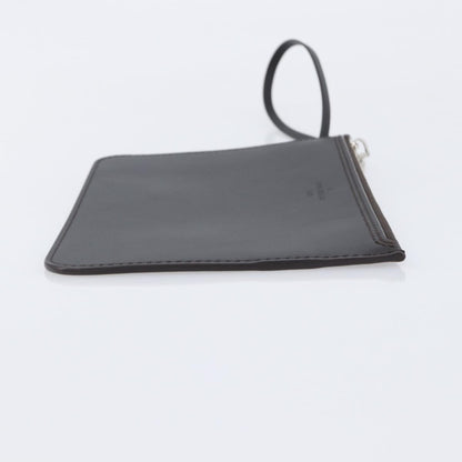 Louis Vuitton Neverfull Pochette Leather, Brown, Leather, Clutch