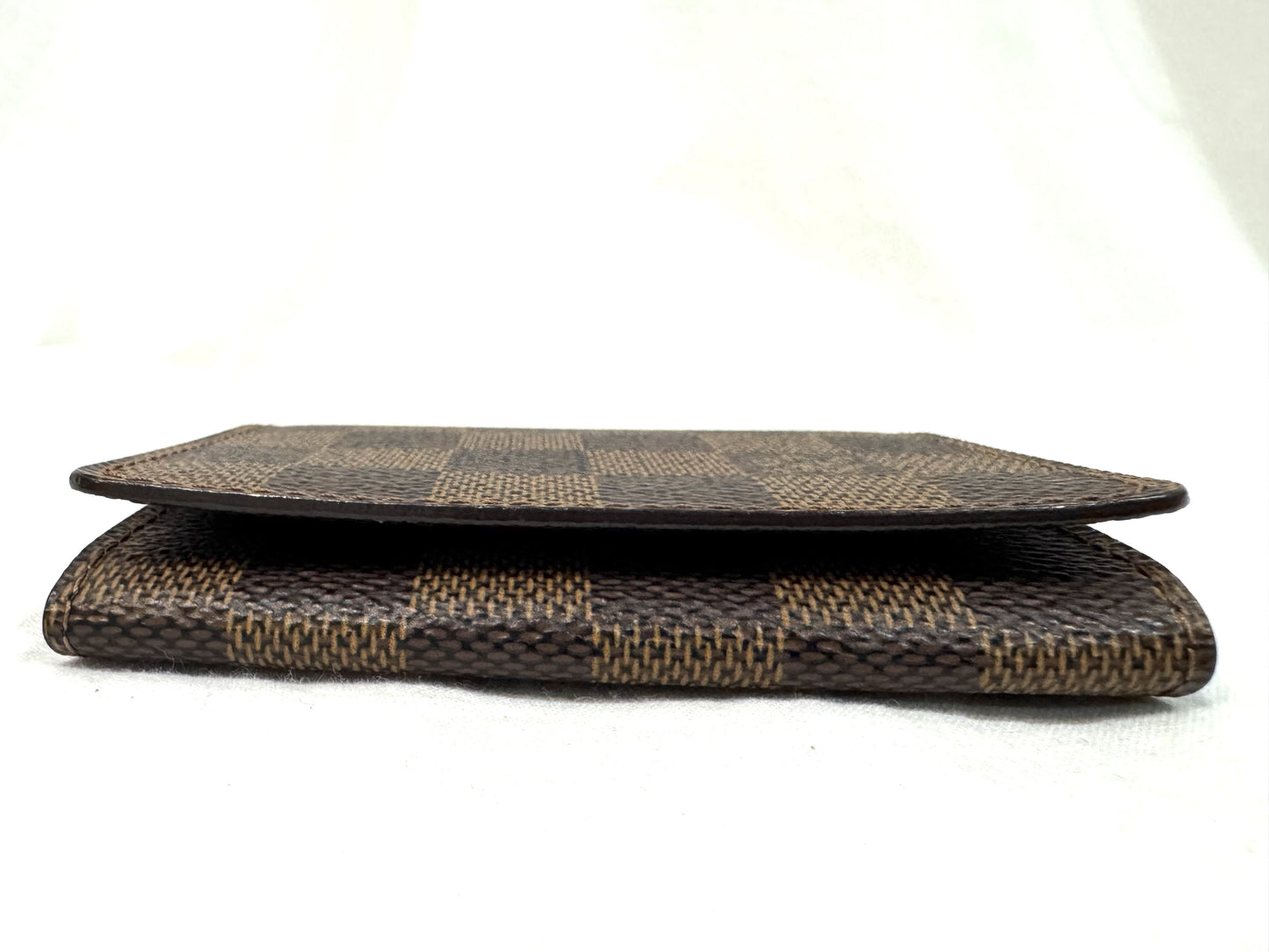 Louis Vuitton Envelope Business Card Holder Damier, Brown, Canvas, Card Holder