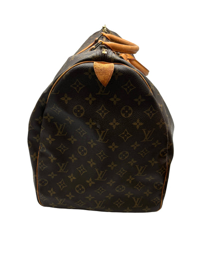 Louis Vuitton Keepall Monogram Canvas, Brown, Canvas, Travel Bag
