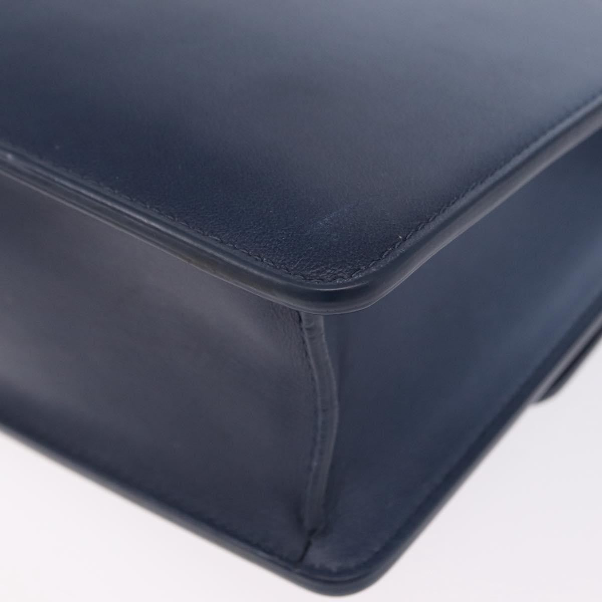 Christian Dior 30 Montaigne Flap Gradient Leather, Blue, Leather, Shoulder Bag