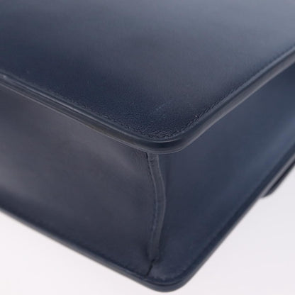 Christian Dior 30 Montaigne Flap Gradient Leather, Blue, Leather, Shoulder Bag