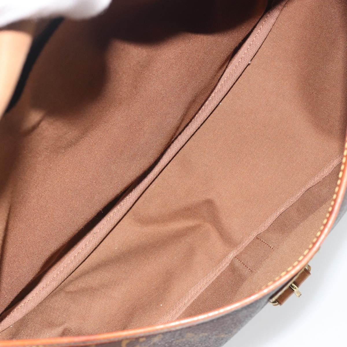 Louis Vuitton Saumur Monogram, Brown, Canvas, Shoulder Bag