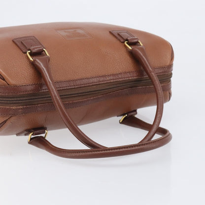Burberry Vintage Boston Leather, Brown, Leather, Handbag