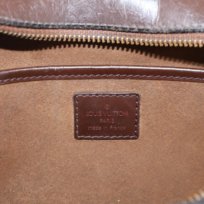 Louis Vuitton Pochette Saint Louis Damier, Brown, Canvas, Clutch