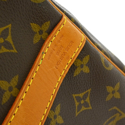 Louis Vuitton Keepall Bandoulière Monogram, Brown, Canvas, Travel Bag