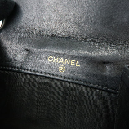 Chanel Vintage Timeless Bifold Caviar, Black, Leather, Wallet