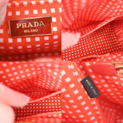 Prada Canapa Canvas, Red, Canvas, Tote Bag