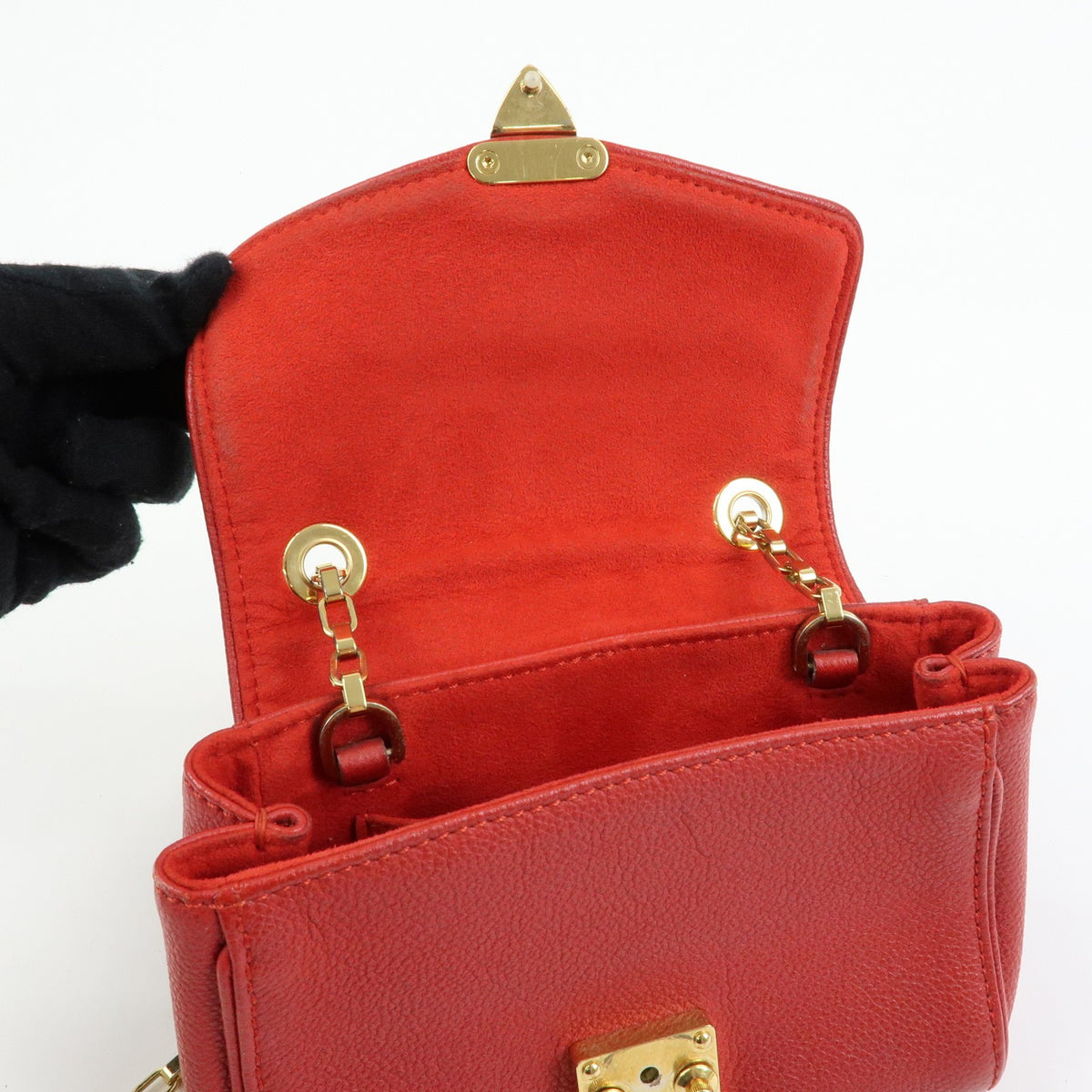Louis Vuitton Saint Germain Monogram Empreinte Leather, Red, Leather, Handbag
