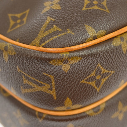 Louis Vuitton Reporter Monogram, Brown, Canvas, Shoulder Bag