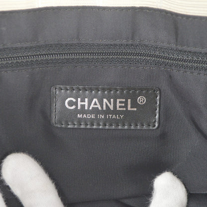 Chanel Travel Line Nylon, White, Nylon, Tote Bag