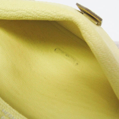 Hermes Bearn Chevre Mysore, Yellow, Leather, Wallet