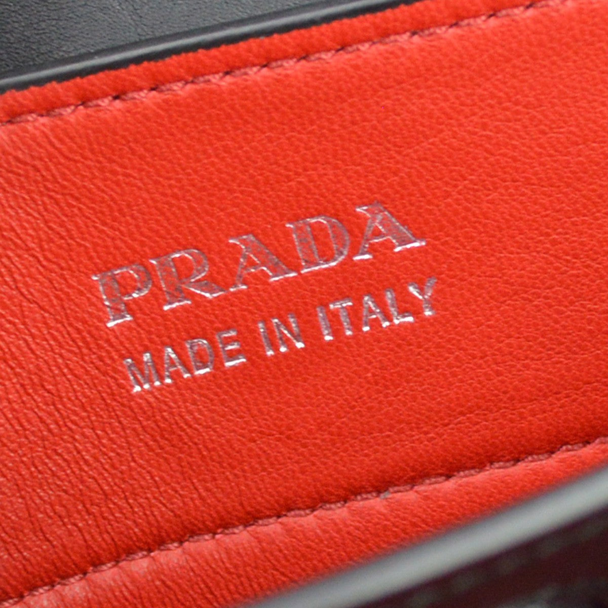 Prada Dual Flap Double Turn Lock Satchel City Calfskin, Black, Leather, Handbag