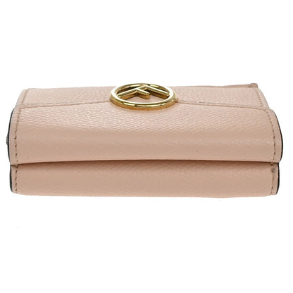 Fendi F is Fendi Trifold Leather, Pink, Leather, Card Holder