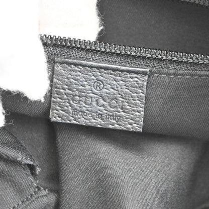 Gucci Web Zip GG Canvas, Black, Canvas, Tote Bag