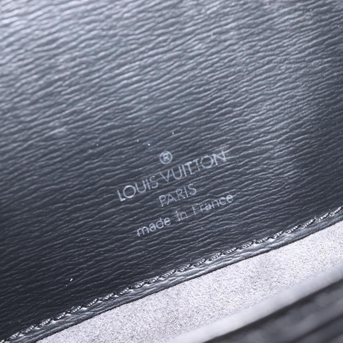 Louis Vuitton Buci Epi Leather, Black, Leather, Handbag