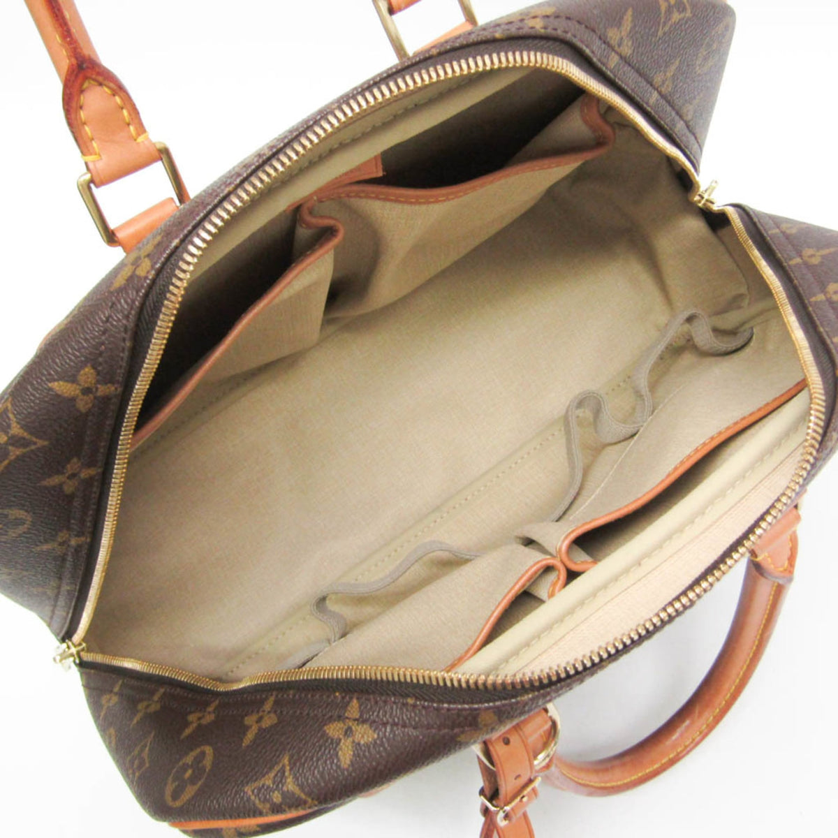 Louis Vuitton Trouville Monogram Canvas, Brown, Canvas, Handbag