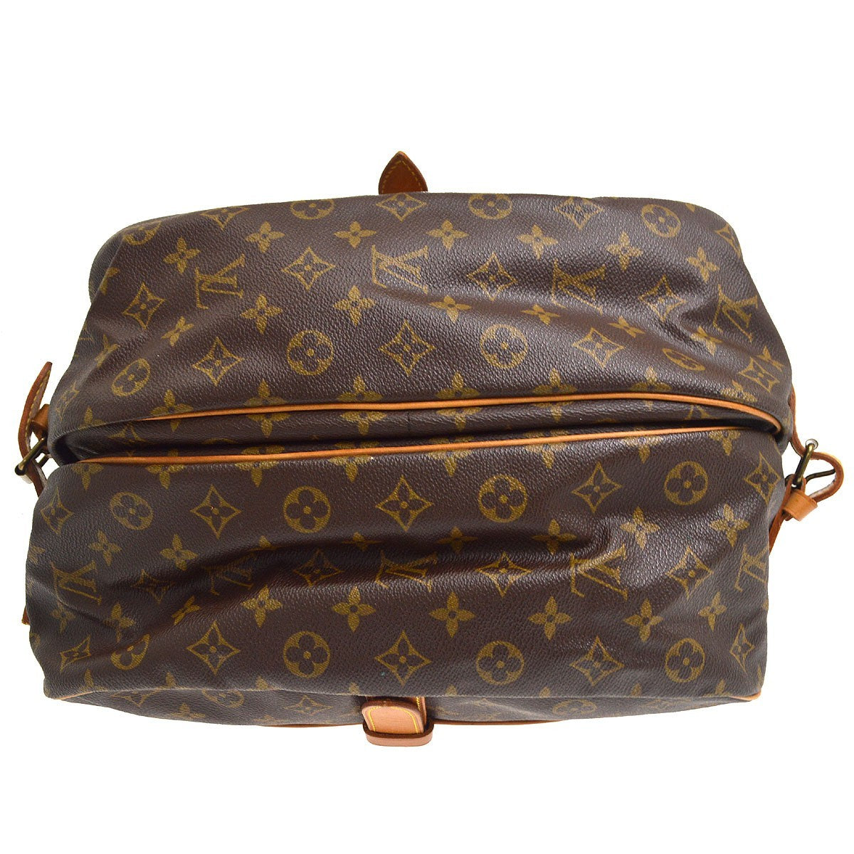 Louis Vuitton Saumur Monogram Canvas, Brown, Canvas, Shoulder Bag