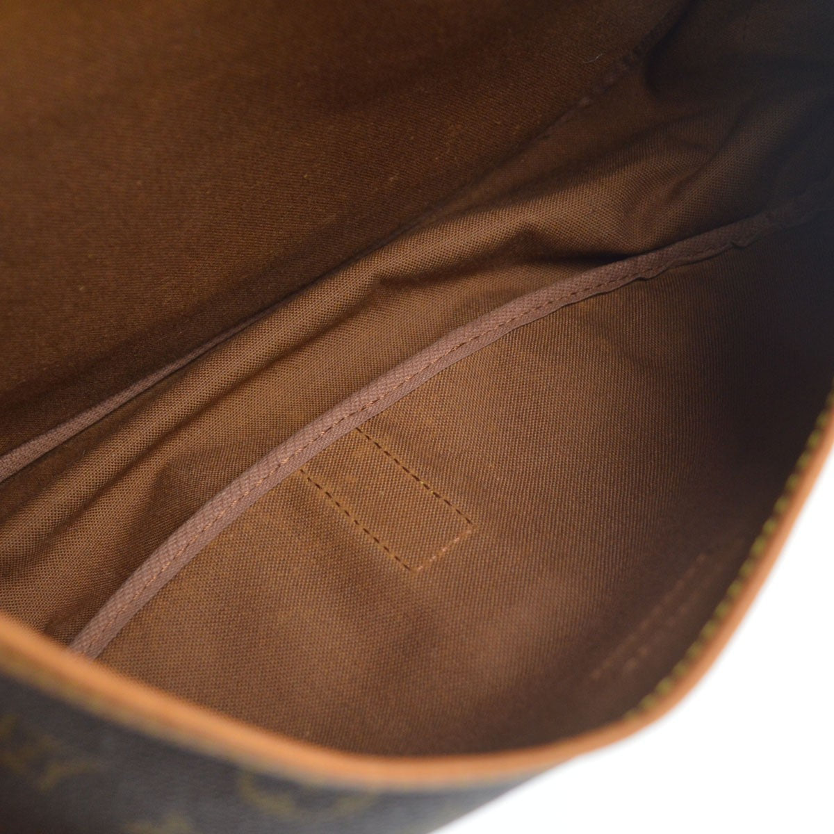 Louis Vuitton Saumur Monogram Canvas, Brown, Canvas, Shoulder Bag