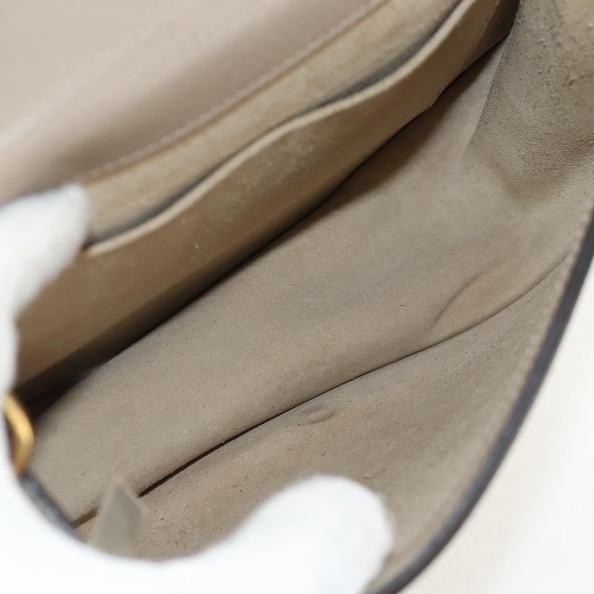 Chloe Nile Leather, Beige, Leather, Shoulder Bag
