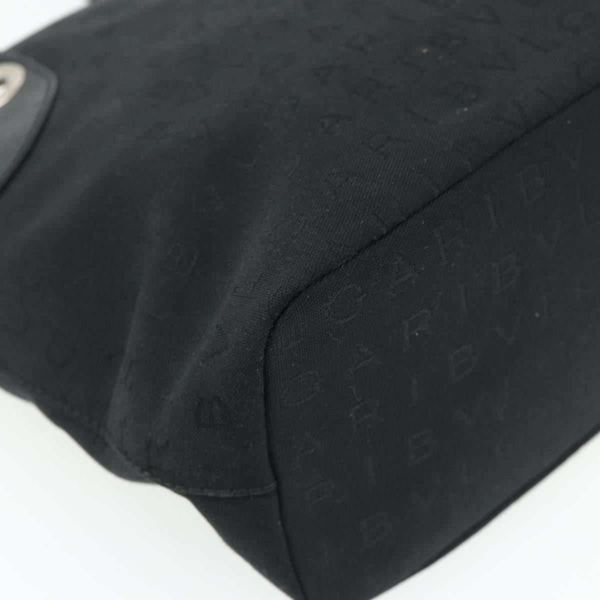 Bvlgari Logomania Canvas, Black, Canvas, Shoulder Bag