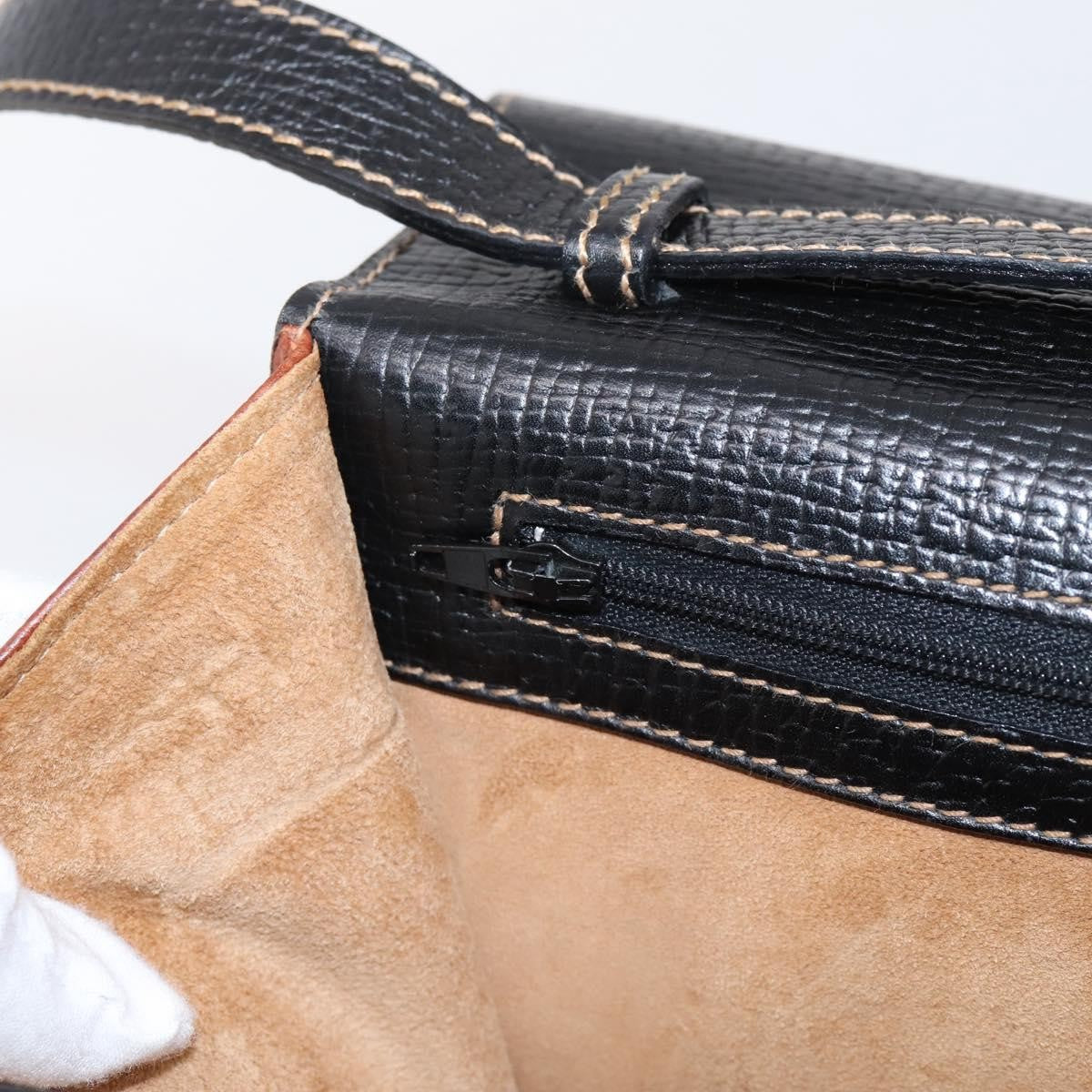 Loewe Barcelona Leather, Black, Leather, Shoulder Bag
