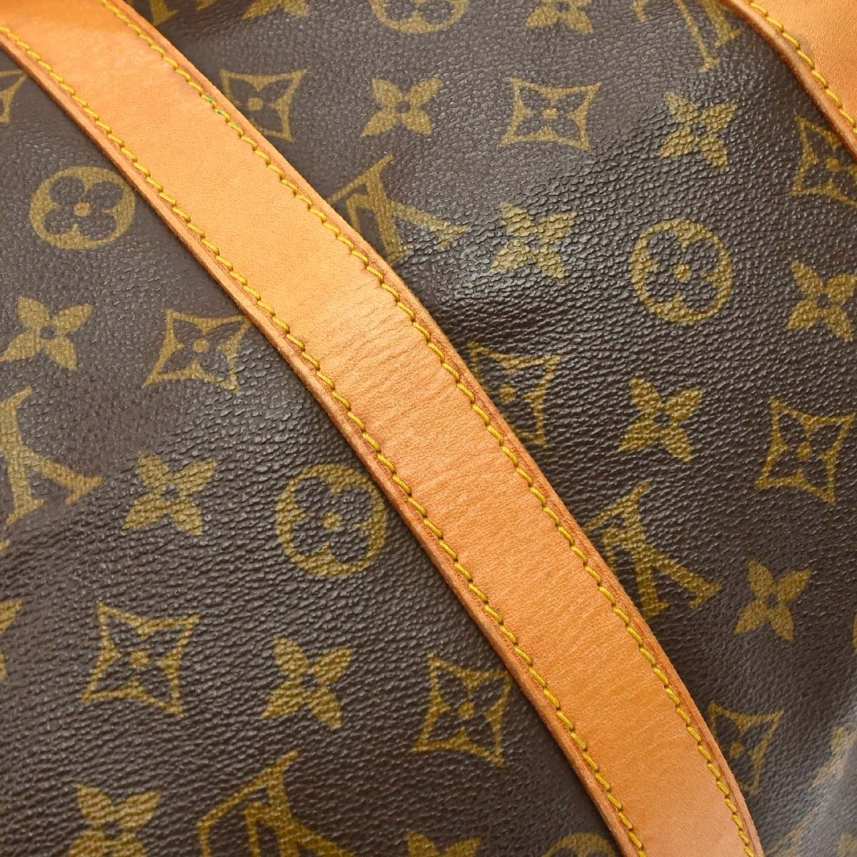 Louis Vuitton Keepall Monogram, Brown, Canvas, Travel Bag