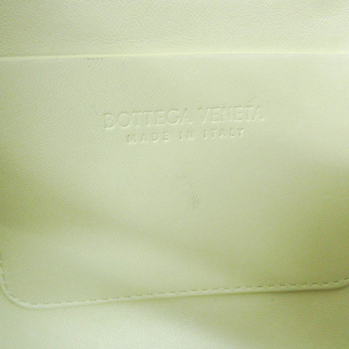 Bottega Veneta Beak Leather, Beige, Leather, Crossbody Bag