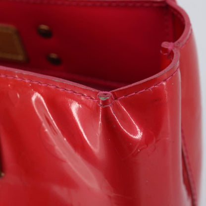 Louis Vuitton Reade Monogram Vernis, Pink, Patent Leather, Handbag