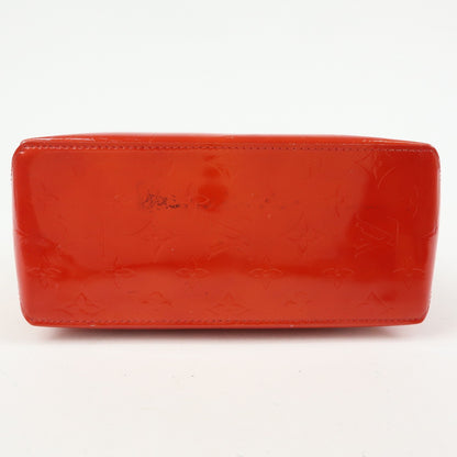 Louis Vuitton Reade Monogram Vernis, Red, Patent Leather, Handbag