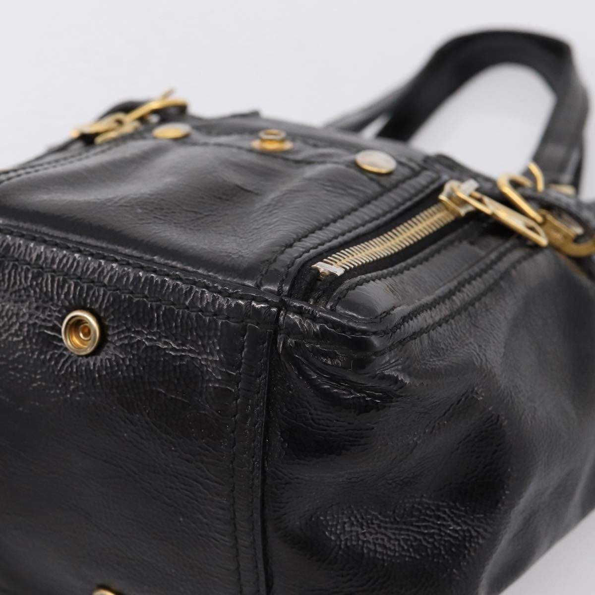 Saint Laurent Downtown Patent, Black, Patent Leather, Tote Bag
