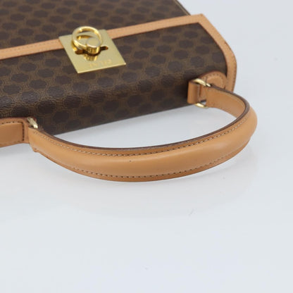 Celine Handbag Canvas, Brown, Canvas, Handbag