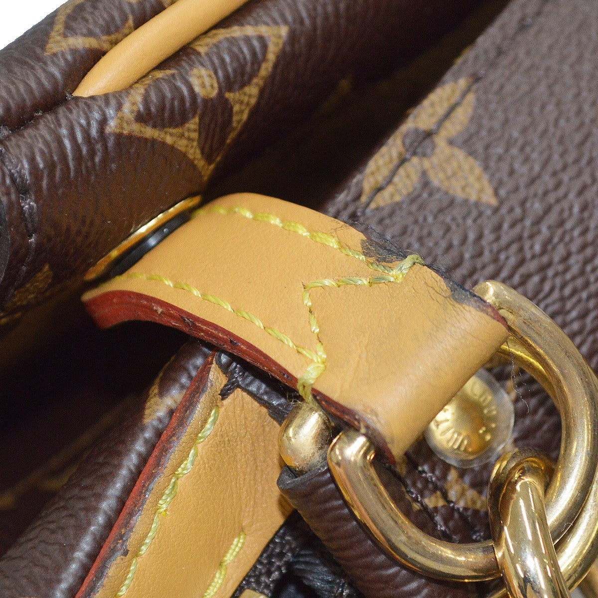 Louis Vuitton Nigo Trio Messenger Limited Edition Stripes Monogram Canvas, Brown, Canvas, Handbag