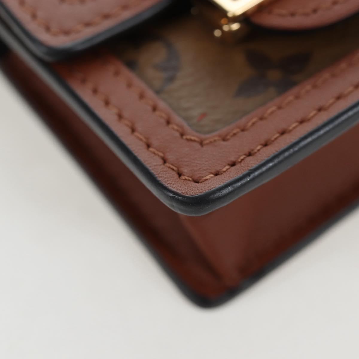 Louis Vuitton Dauphine Reverse Monogram Canvas, Brown, Canvas, Shoulder Bag