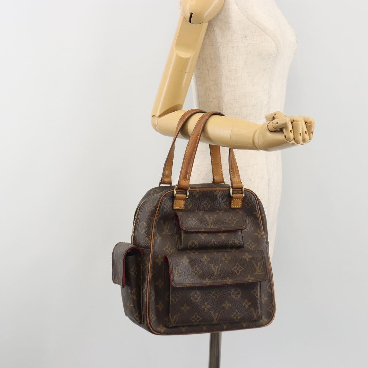 Louis Vuitton Excentri-Cite Monogram Canvas, Brown, Canvas, Handbag