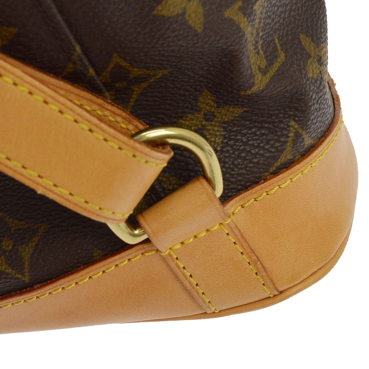 Louis Vuitton Vintage Montsouris Monogram Canvas, Brown, Canvas, Backpack