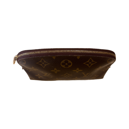 Louis Vuitton Cosmetic Case Monogram Vernis, Brown, Canvas, Clutch