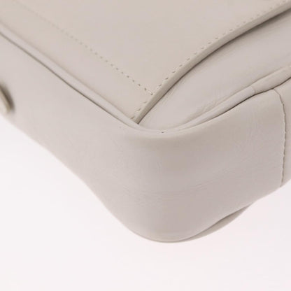Bottega Veneta Shoulder Leather, White, Leather, Shoulder Bag