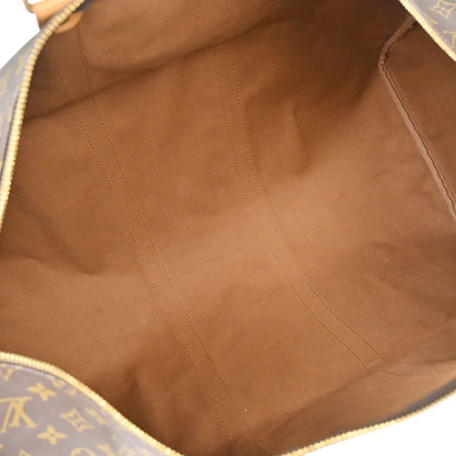 Louis Vuitton Keepall Monogram Canvas, Brown, Canvas, Travel Bag