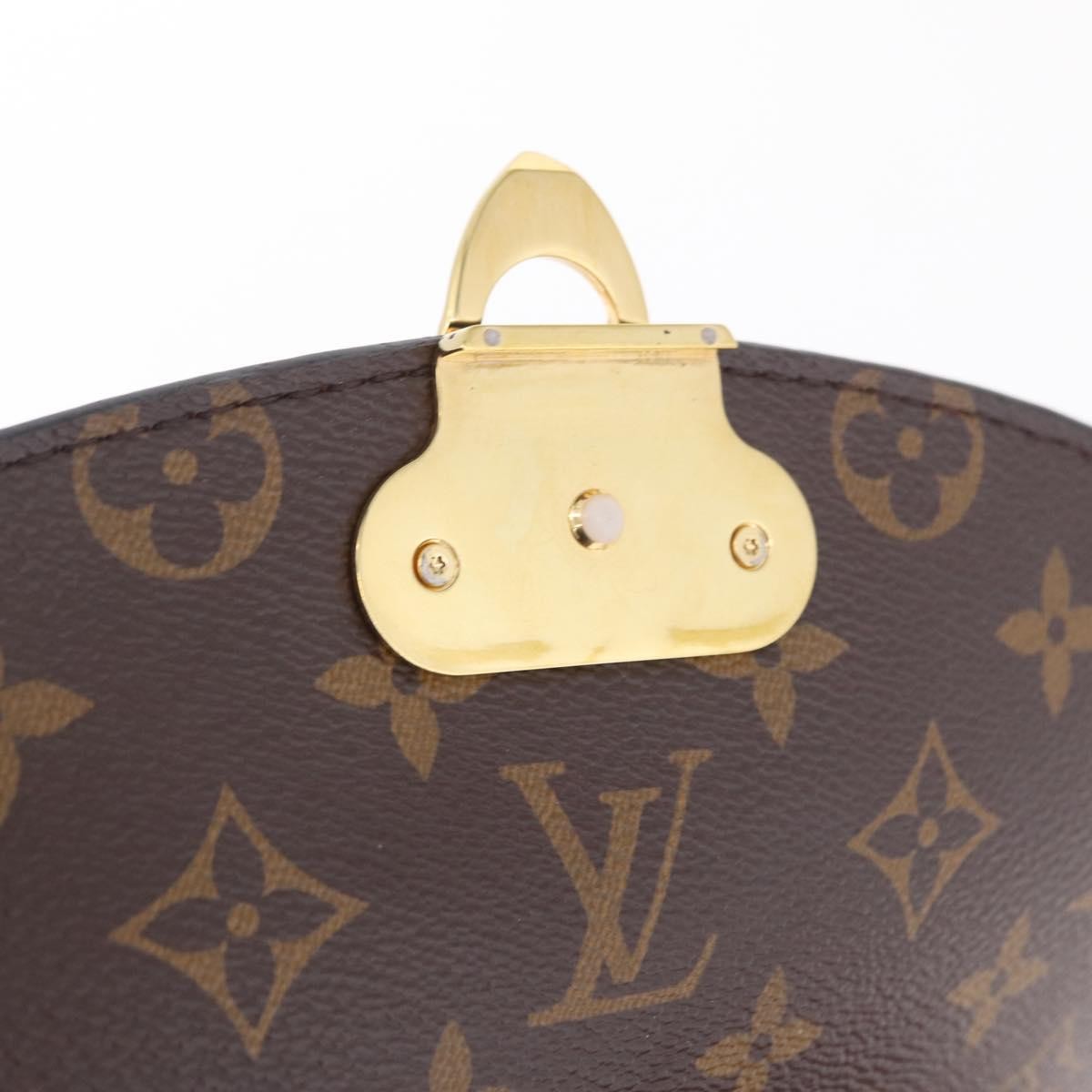 Louis Vuitton Saint Placide Monogram Canvas and Leather, Brown, Canvas, Handbag