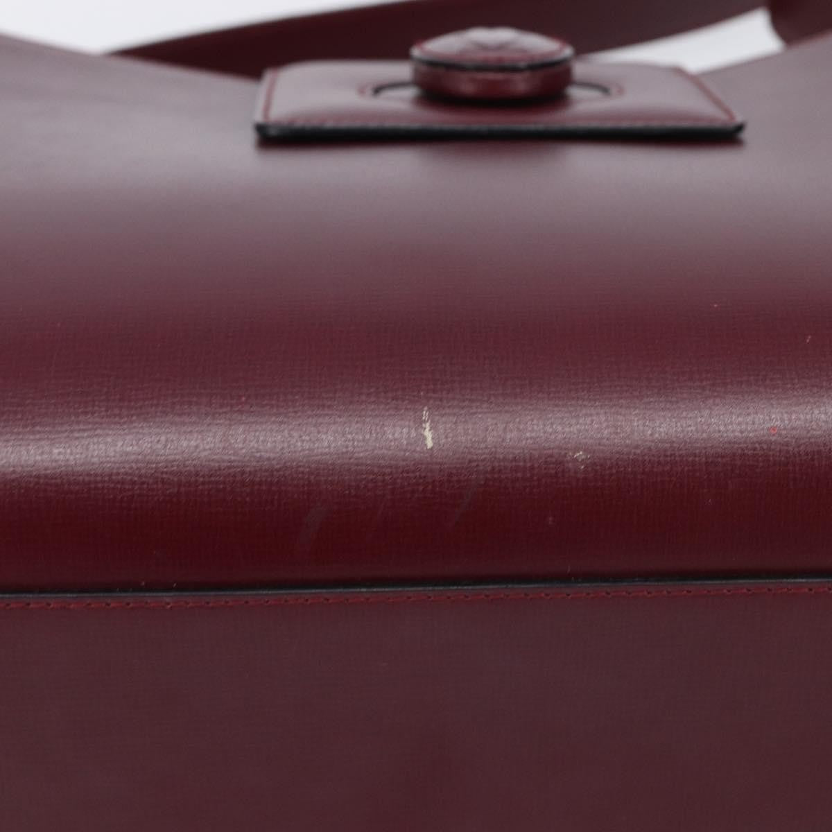 Cartier Must de cartier Leather, Burgundy, Leather, Shoulder Bag